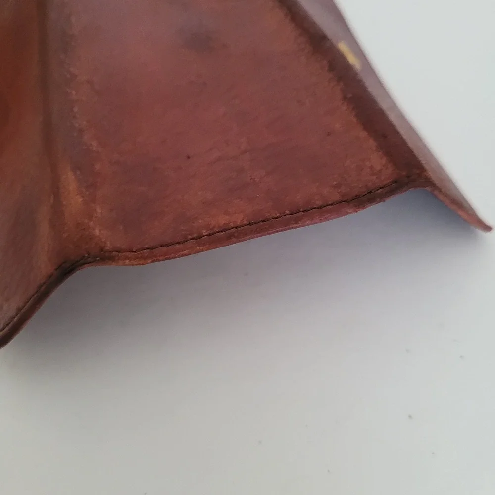 Cartier Paris Vintage Burgundy Leather 4 Hook Key Holder Wallet Must de Cartier